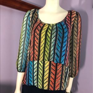 Cluny 2-Tiered Silk Shirt
